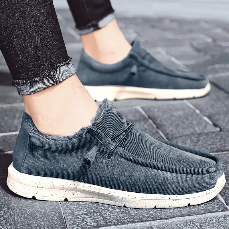 

Fashion New Men's Boots Plush Warm Men's Winter Shoes Soft Bottom Comfortable Men's Designer Sneakers Retro Men's Shoes Cowboy