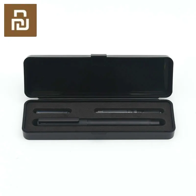 Набор чернильных ручек KACO роскошные черные стальные ручки длиной 0 5 мм F для