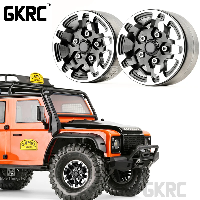 Металлический колесный обод Gkrc Rc Rock Crawler 1 9 дюйма Beadlock для 1/10 Axial Scx10 90046 Tamiya Cc01 D90 D110