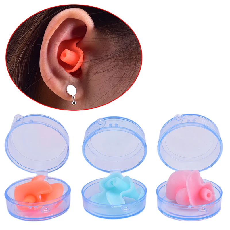 1 пара мягких беруши Экологичные силиконовые водонепроницаемые