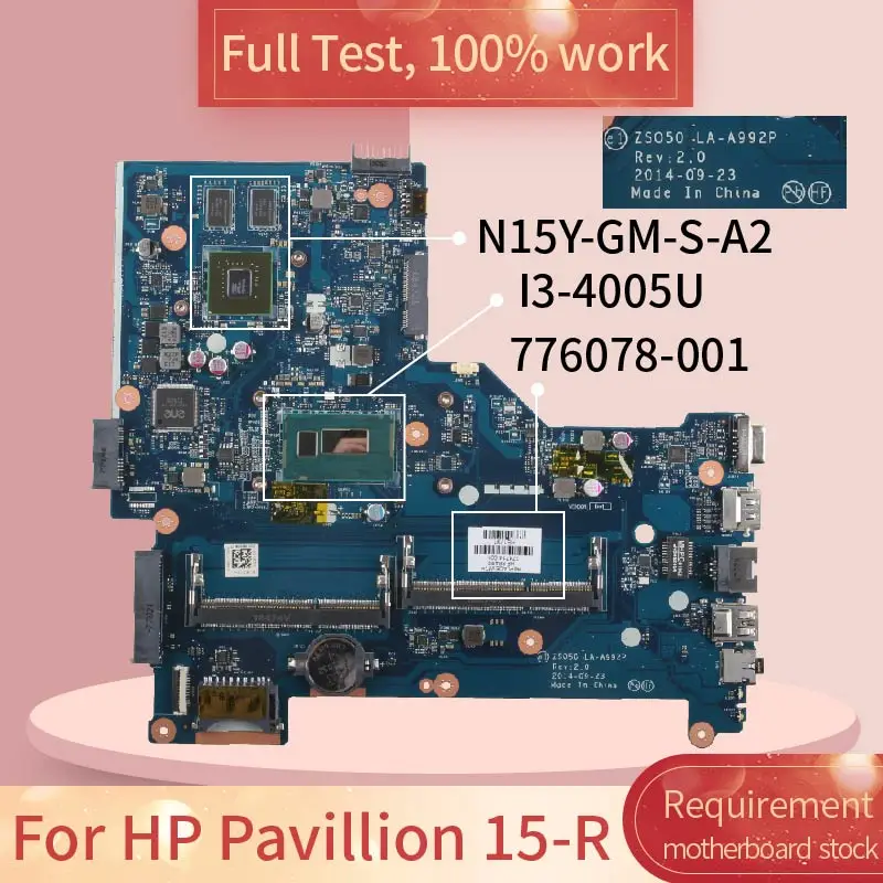 Для LENOVO Thinkpad YOGA 260 LA-C581P 00NY941 I5-6200U DDR3L Материнская плата ноутбука Полная проверка 100%