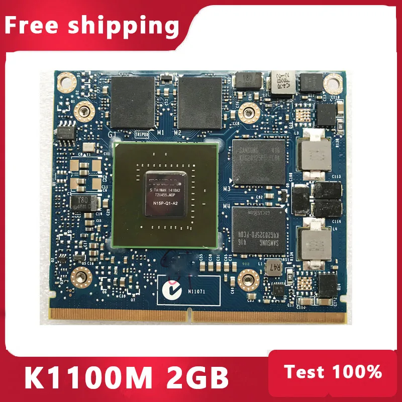 Видеокарта Quadro K1100M K1100 GDDR5 VGA графическая карта для Dell M4600 M4700 M4800 HP 8570W 8770W ZBook 15