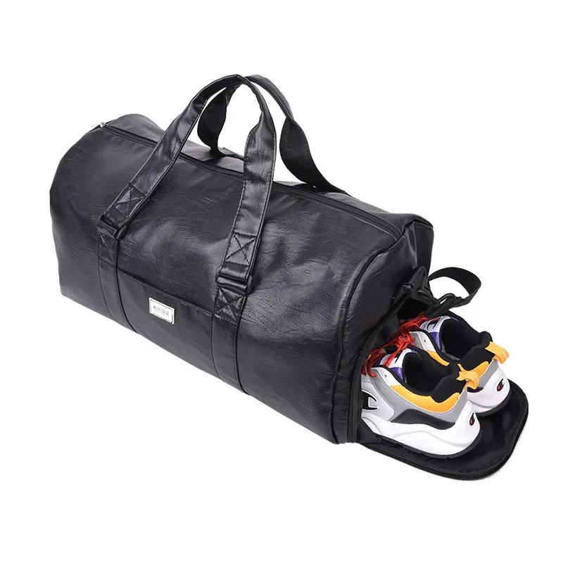 FGOIBALL 2019 new sports gym bag PU 20-35L Black outdoor for women and men yoga mat | Спорт и развлечения