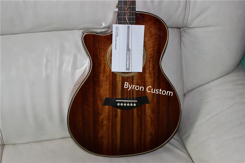 koa гитара Chaylor для левшей акустическая электрогитара lefty GA body guitar s