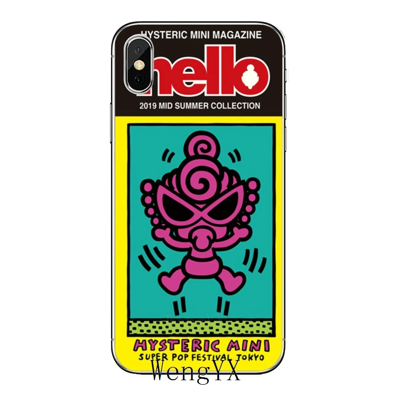 For iPhone 11 pro XR X XS Max 8 7 6s plus SE 5s 5c iPod Touch 5 6 cover case Japan Fashion hysteric mini - Цвет: hysteric-mini-A-05