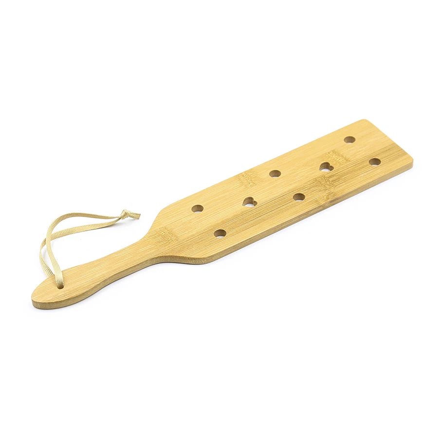 Fertish Square Bamboo Spanking Paddle Solid Heart Paddles for Intense Taps Slaps and Whacks Exotic Sexy Costumes |