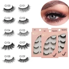 Новые 3 4 пары 38 стили искусственный 3D норковые ресницы натуральные накладные ресницы пушистые тонкие густые ресницы ручной работы для глаз, макияж, Cilios