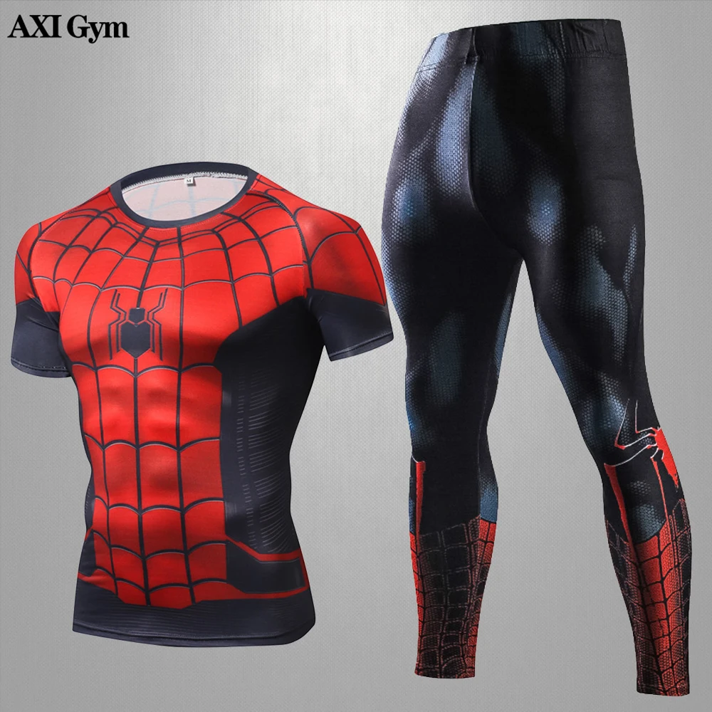 

Mens Rashguard Boxing Sanda Training Suit Quick Drying Suit Jogging Cycling Sportswear Football Sports Suit Mens Workout Clothes
