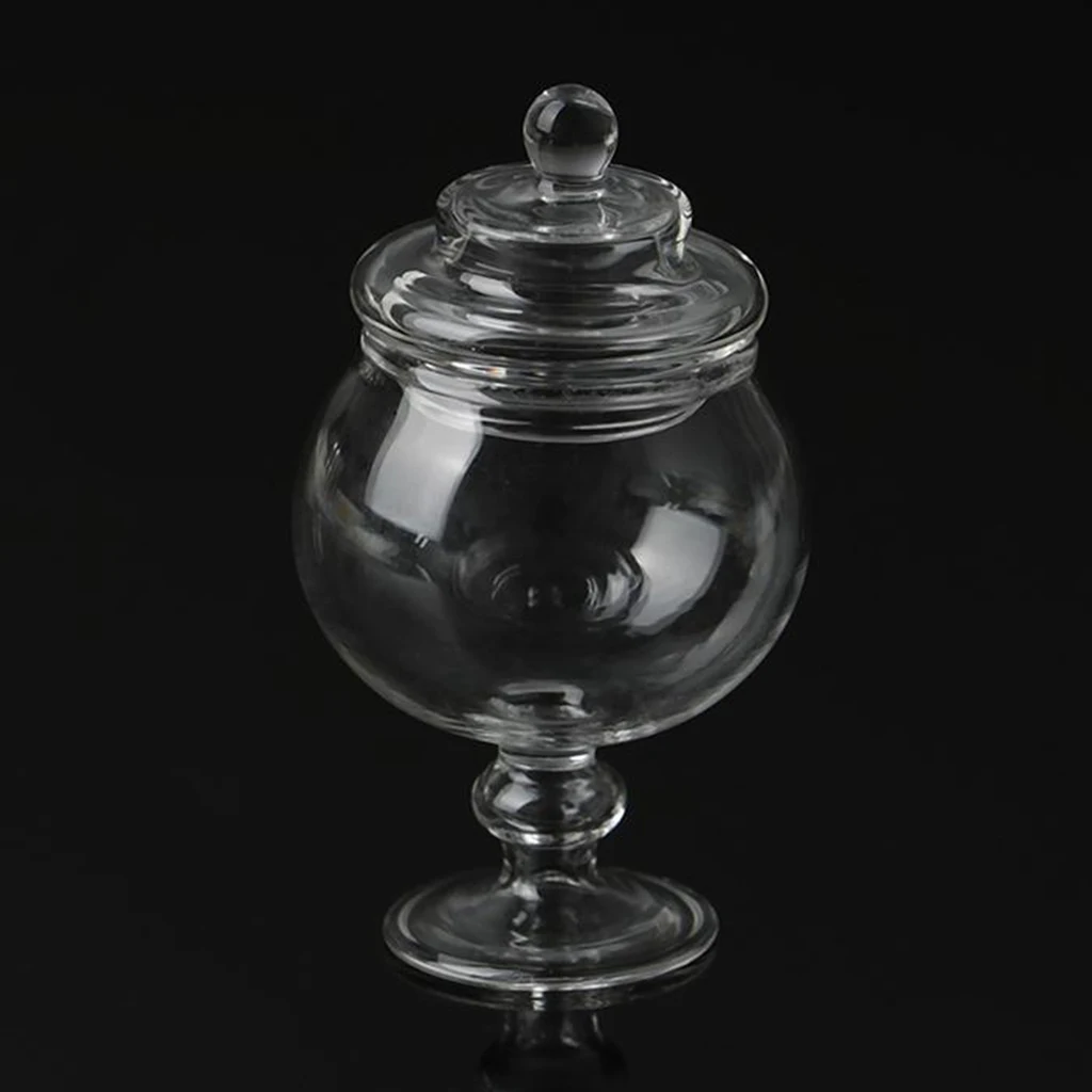 Баночка с крышкой для хранения кукольного домика в масштабе 1:12 спальни магазина