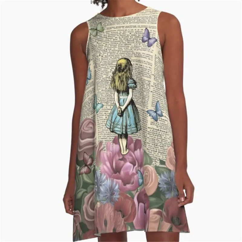 

Fashion Women summer dresses sugar Skull girl Printed A-Line Boho Dress for women harajuku Sexy ladies mini short beach dress