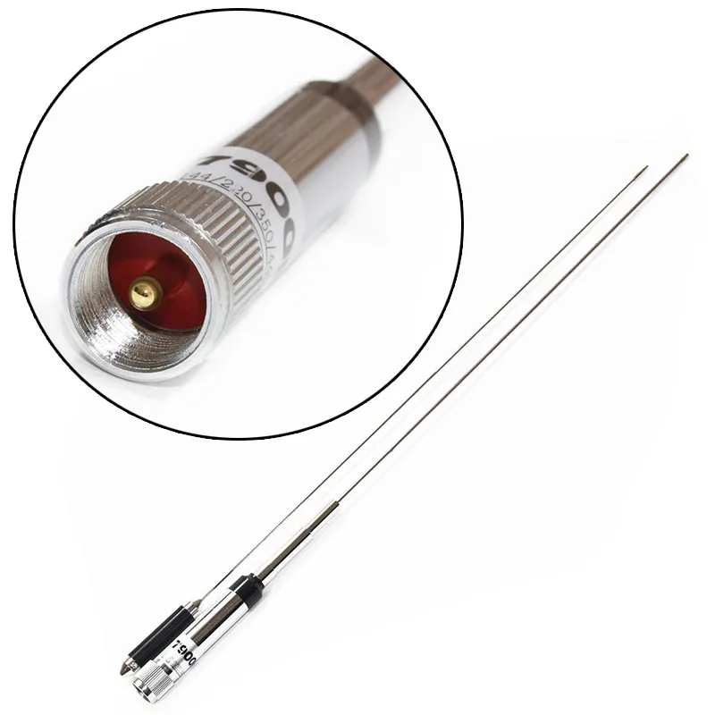 

2pcs NEW QYT 7900D Quad Band 144/220/350/440MHz 3.0/3.5/4.5/5.5dBi Mobile Radio Antenna for Car Mobile Radio QYT KT-7900D