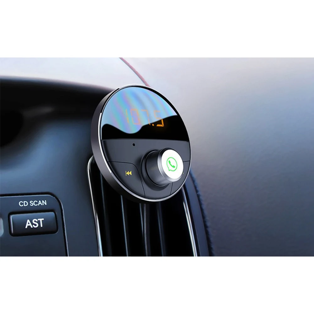 FM Transmitter Car Handsfree Wireless Bluetooth MP3 AUX audio TF card playback Smart Player Auto USB Adapter | Автомобили и