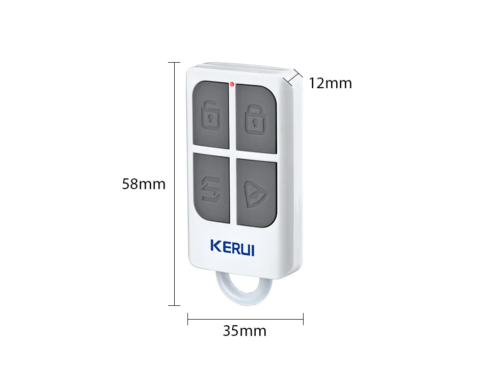 Kerui Wifi GSM домашняя система охранной сигнализации ISO Android APP TFT сенсорная панель охранная сигнализация Wifi ip-камера