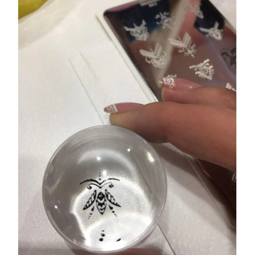 7 шт. трафареты для стемпинга ногтей с цветочным узором|Шаблоны дизайна ногтей| |