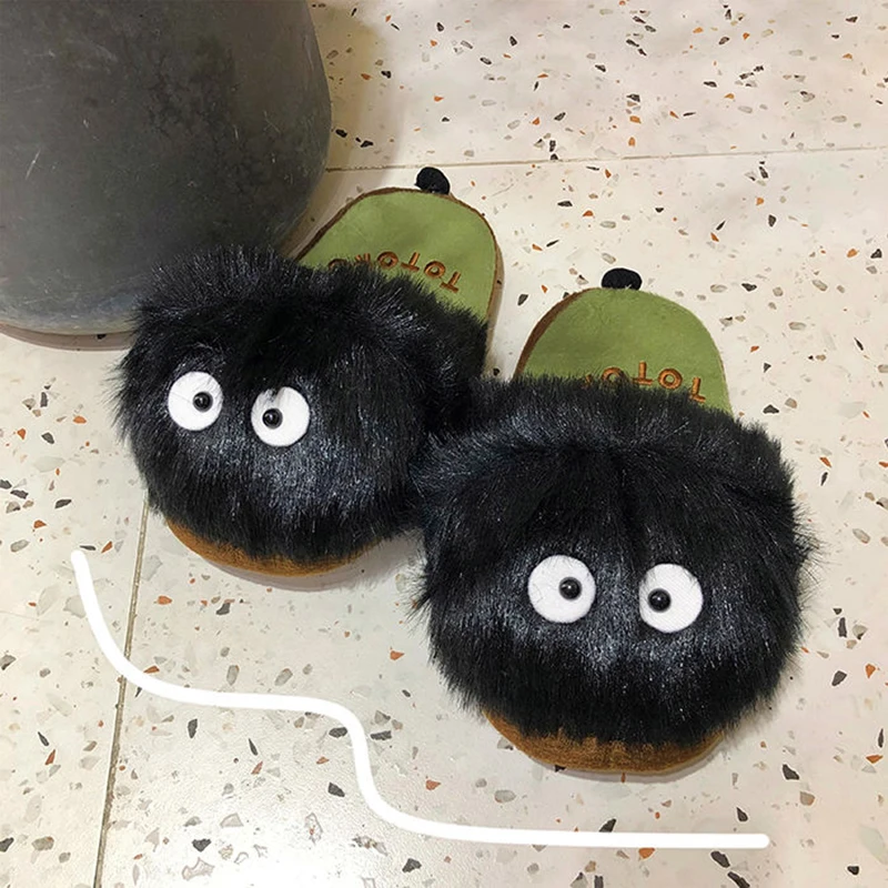 Women's Cartoon Funny Cotton Warm Slippers Girl's Lovely Plush Soft Home Slides Ladies Indoor Cute Comfortable Fuzzy Shoes Hot images - 6