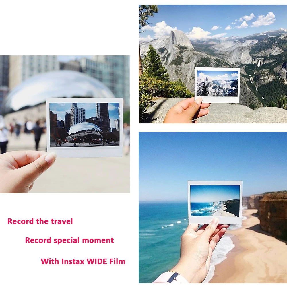 Белая пленка Fujifilm Instax Mini 20 листов/квадратная пленка/широкая двойной пакет для 11 9 8