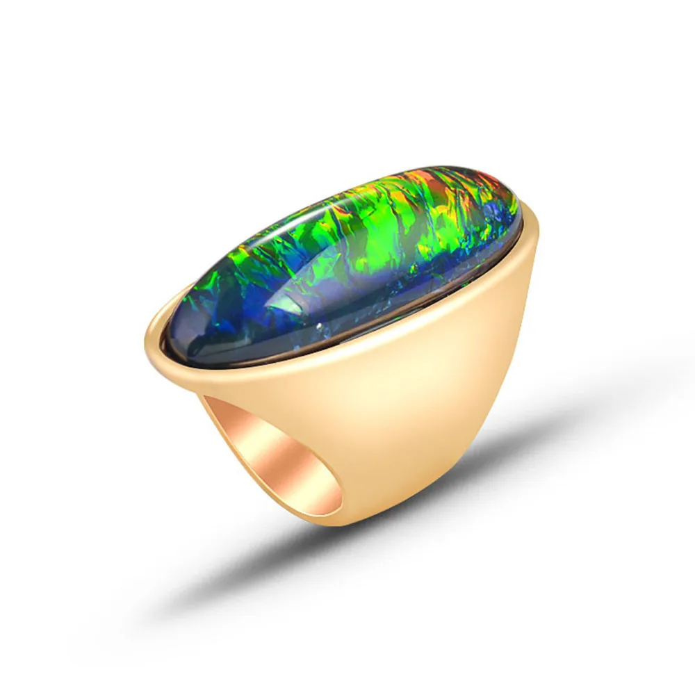 Золотые серебряные кольца креативные женские ручная работа драгоценный камень