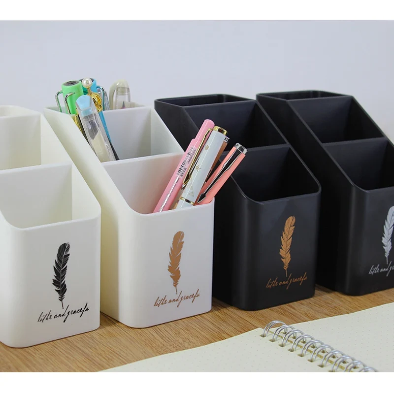 Милый Контейнер для ручек простой многофункциональный органайзер студентов и