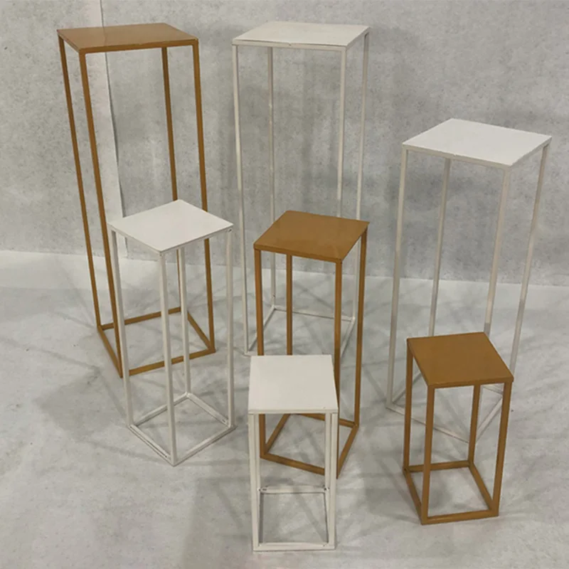 4 шт./компл. кованая железная подставка свадебные реквизиты искусственные цветы