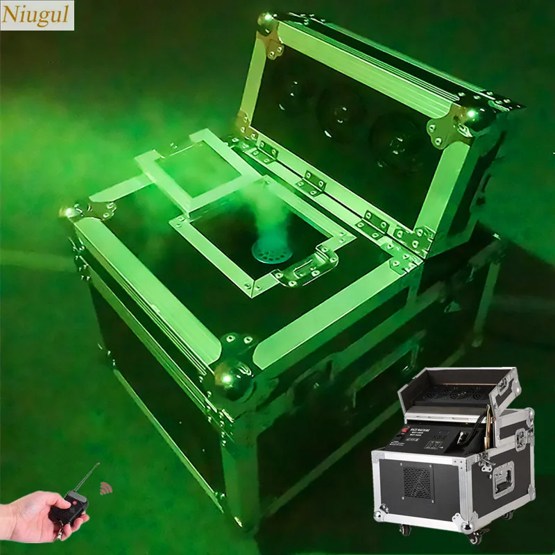 Online Máquina de humo con Control remoto inalámbrico para DJ, vaporizador de niebla de 900W, buen efecto de iluminación de escenario con rayo láser