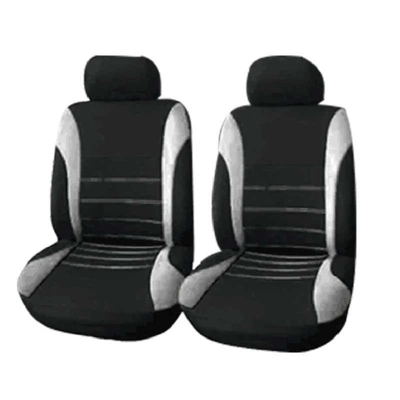 1set gray 1 комплект, внутренние автомобильные принадлежности, чехол для автомобильного сиденья, универсальный чехол для переднего сиденья, тканевая подушка для автомобильного сиденья, защитная накладка для автомобильного сиденья - Название цвета: 1set gray