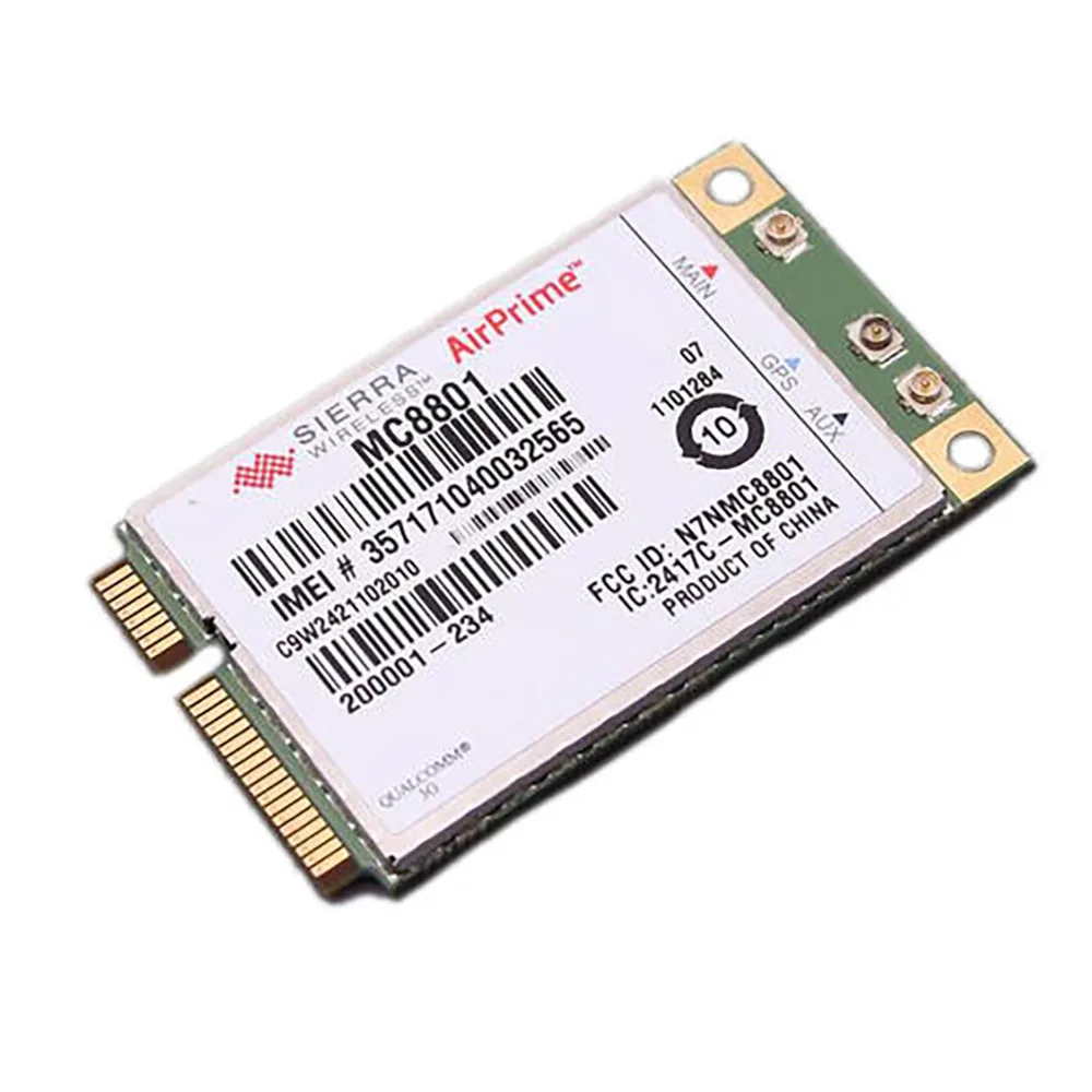 Новинка 3G HSPA Беспроводная WLAN Mini PCIe карта Sierra MC8801 3g WWAN Pci E WCDMA модуль до 42 Мбит/с +|wwan