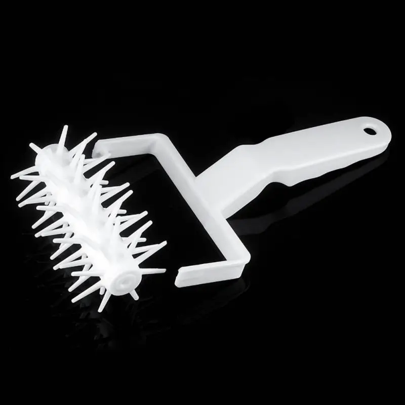 Пластик для выпечки пиццы тесто печенья ролика иглы колеса хлеб Дырокол DIY