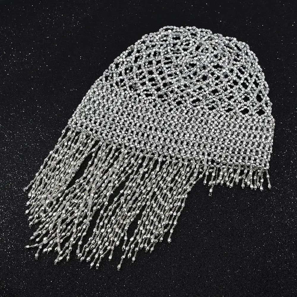 Хрустальные бусины ручной работы Тканое оголовье Свадебные короны эффектные