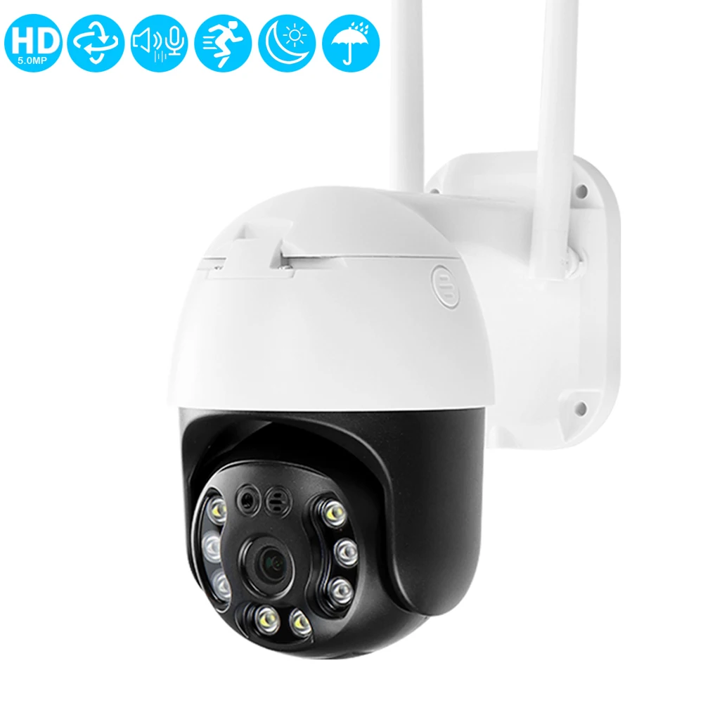 Наружная Wi Fi IP камера 360 МП для системы видеонаблюдения с датчиком