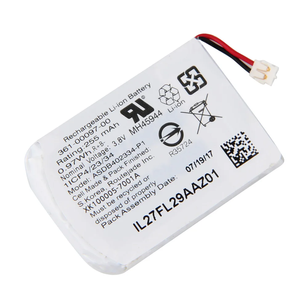 Bater&iacute;a de repuesto Original para coche, pila de 361 mAh, 00097-00-361, para Garmin Fenix 5 Fenix 5S, 00096-255-00, 361-00098-00, para Fenix 5X-3