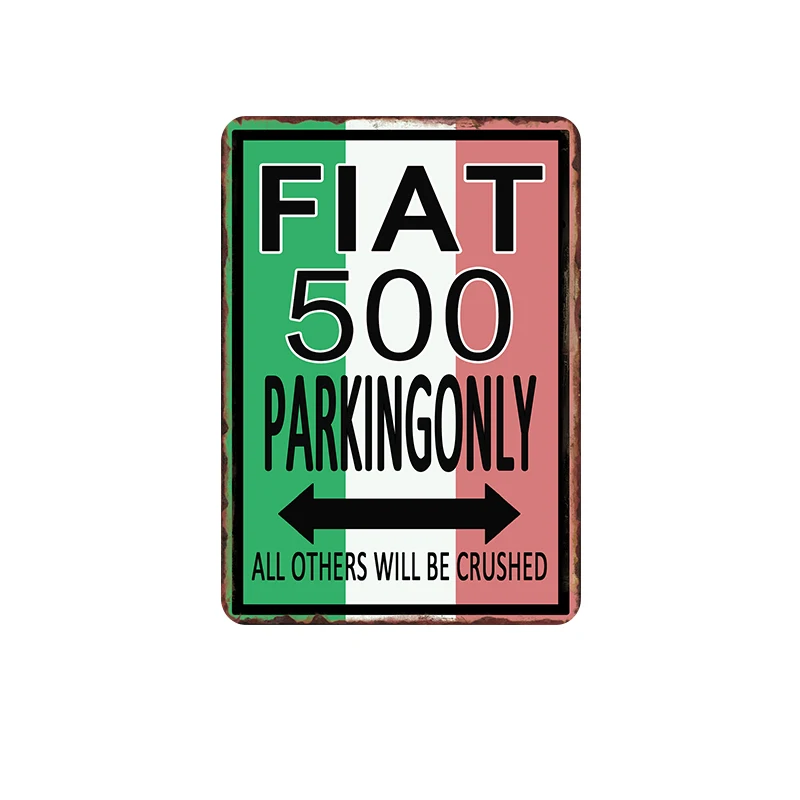 Парковочные предупреждающие знаки для бесплатного поезда ретро металлический