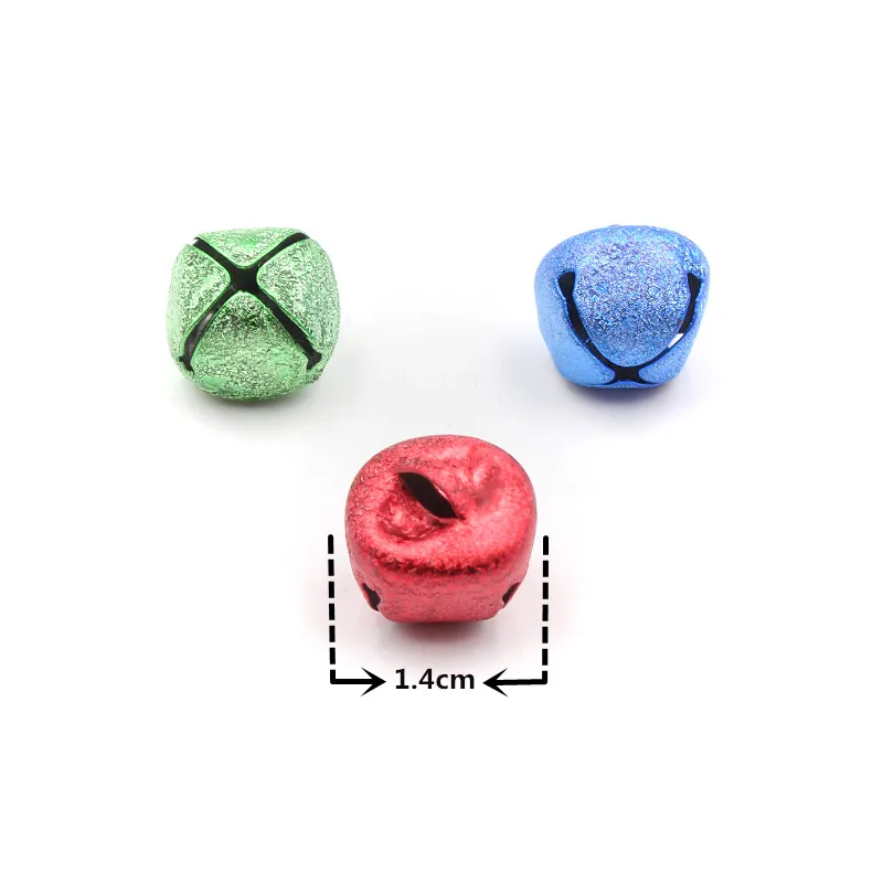 50 шт./лот 1 4 см смешанные цвета мини железные бусины колокольчики украшения