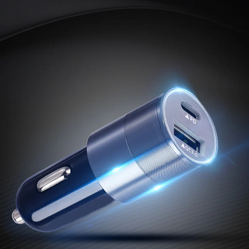 Rapid USB Car Charger Power Delivery with Fast Charging Cigarette Lighter DU55 | Электроника