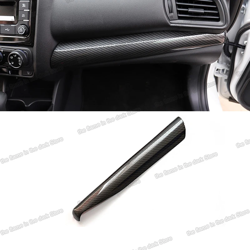 Lsrtw2017 углеродное волокно abs приборной панели автомобиля co pilot коробка для