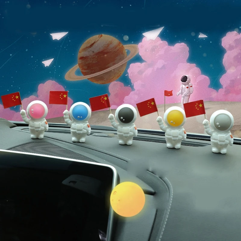 

Creative Car Air Freshener Resin Space Astronaut Car Air Conditioning Outlet Perfume Clip Fragrance Auto Decoration Ornaments