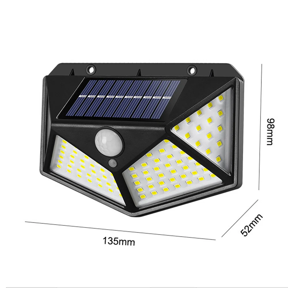 

Solar Led Light Outdoor Waterproof Solar Lampe Motion Sensor Lighting Wall Light With Solar Panel Garden Decoration Street Light