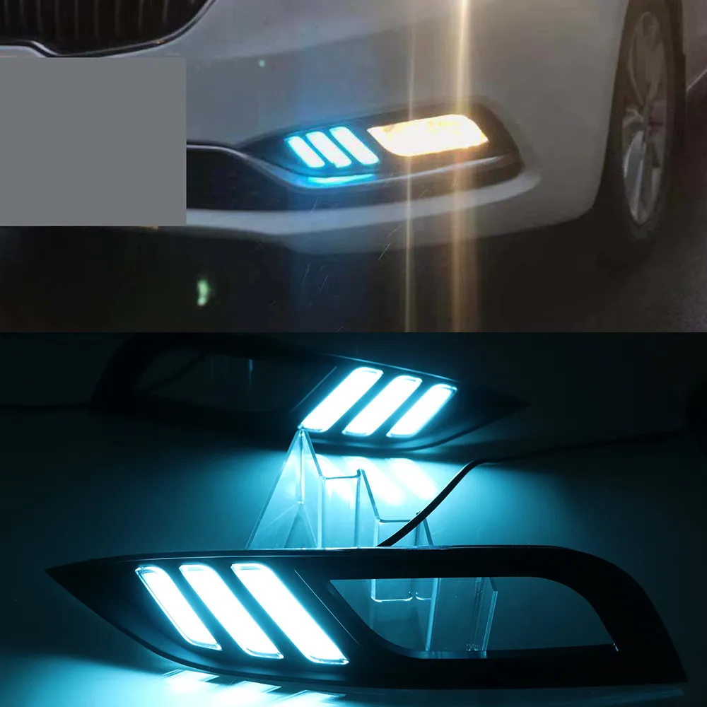 2 шт. светодиодсветодиодный дневные ходовые огни для Kia K3 Cerato 2013 2014 2015 2016|Фара авто