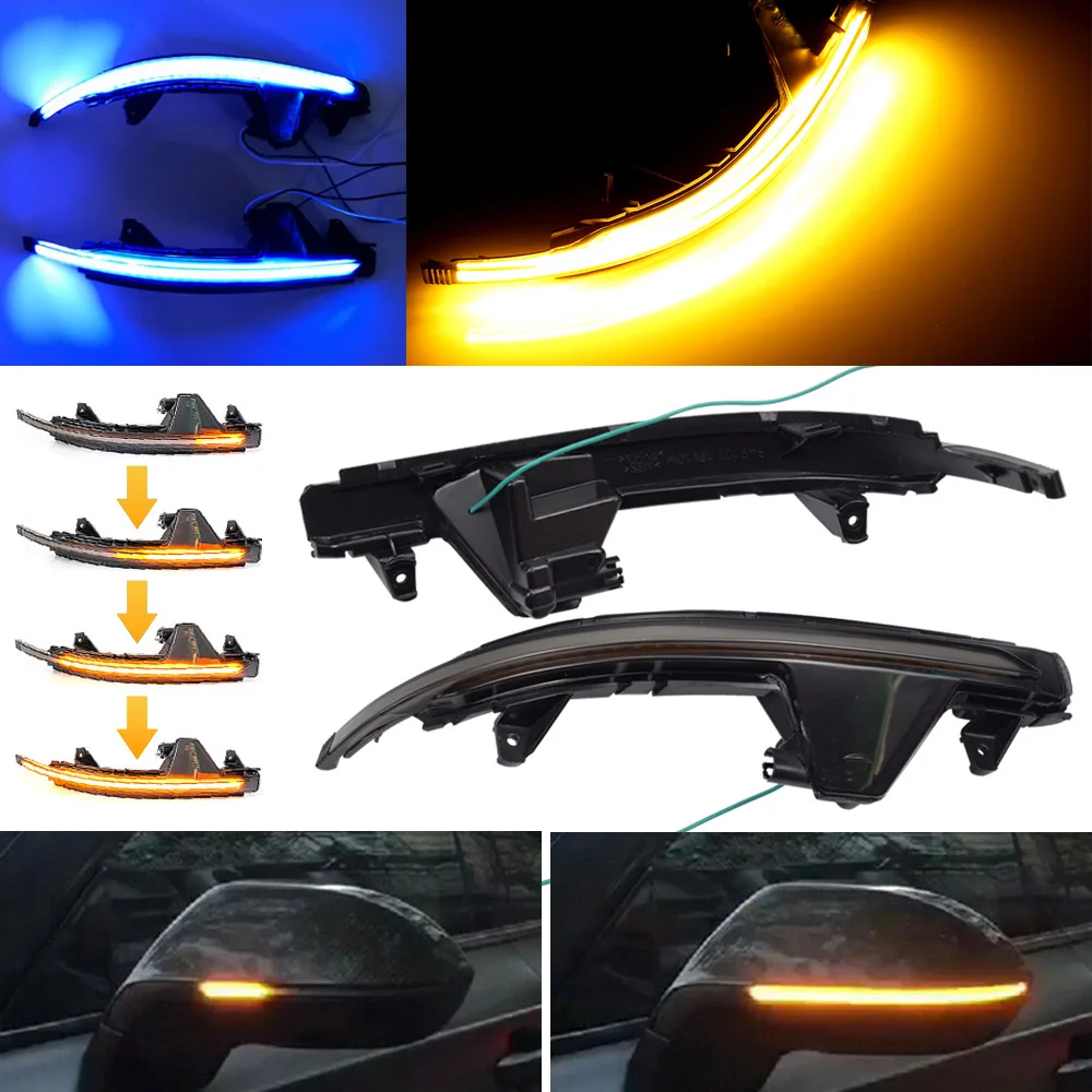 

Flowing Water Blinker LED Dynamic Turn Signal Light For Audi A7 S7 RS7 4G8 2010 2012 2013 2014 - 2017 Mirror Indicator Repeater
