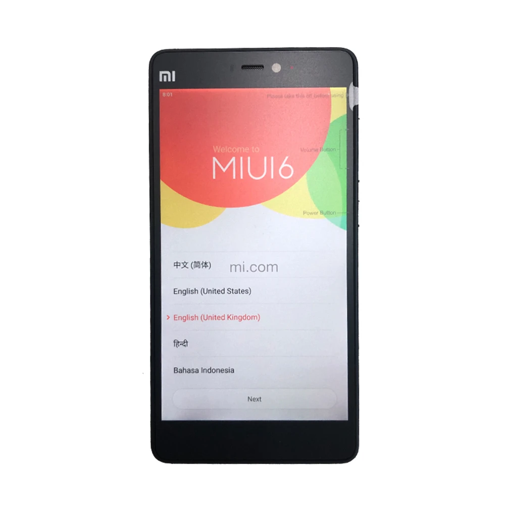 Глобальная версия смартфона Xiaomi MI 4i M4i 2 Гб 16 Восьмиядерный Snapdragon 615 5 0 &quot1080P 3120 мАч