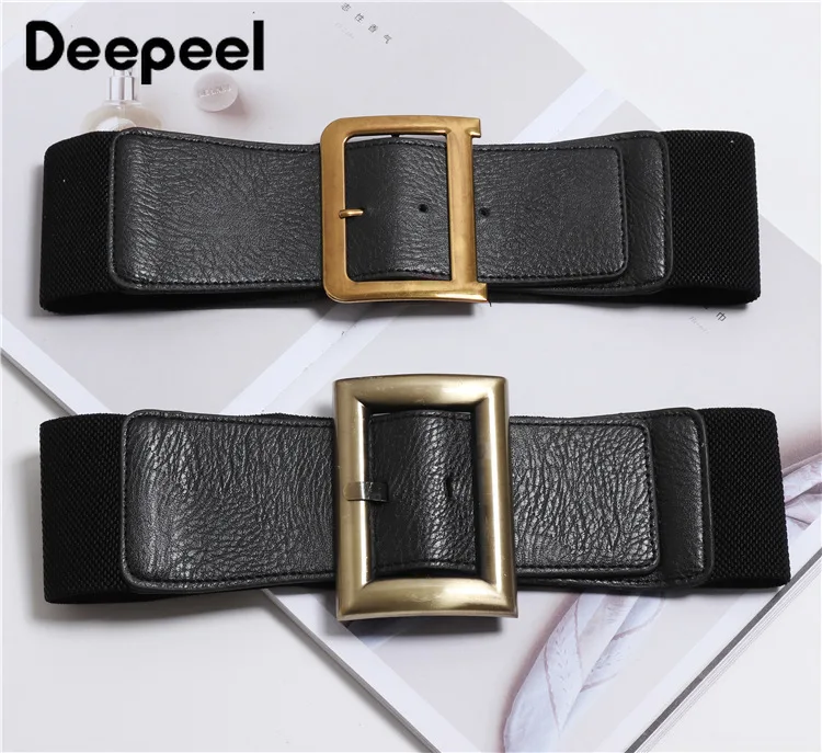 Deepeel 1 шт. 7 5-9 см * 62-68 новые женские широкие ремни эластичные Hige пояс кожаные