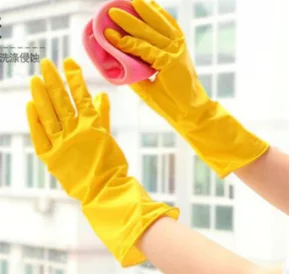 Перчатки для мытья посуды Бытовая Чистка 40 г латексные резиновые перчатки