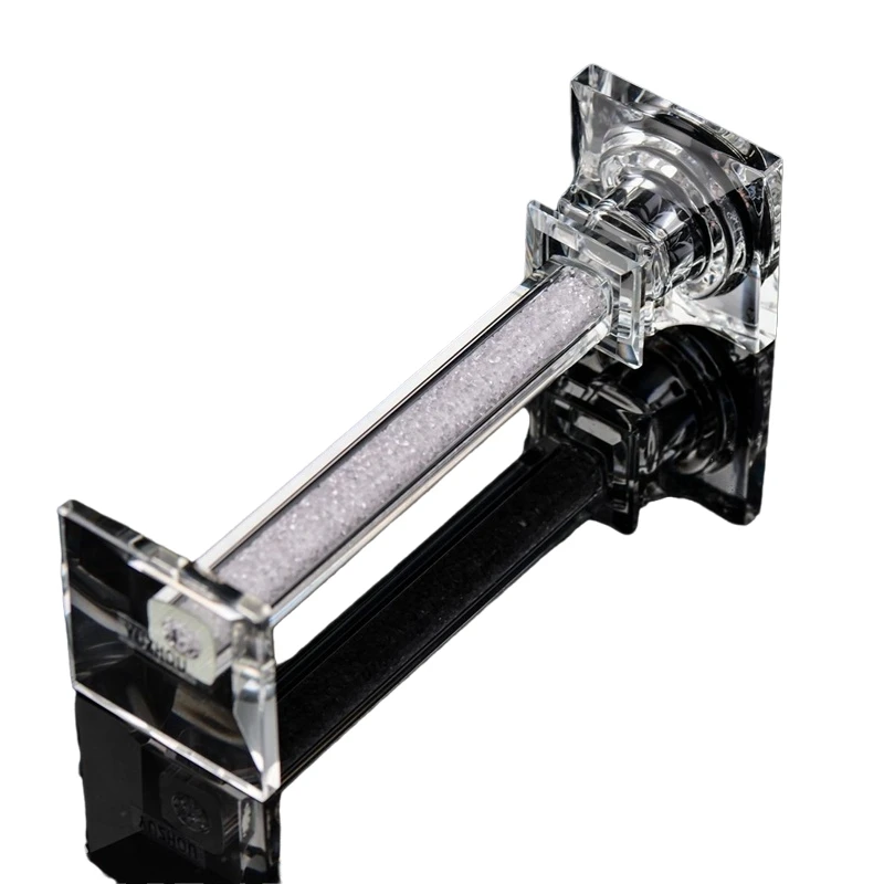 Прозрачный стеклянный держатель для свечей 200 мм 360 свадебной вечеринки с