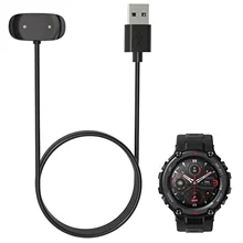 1m Charger USB Charging Cable For Xiaomi Huami Amazfit T-Rex Pro Smart Watch Chargers Cradle Smartwatch Fast Charging Line 2021