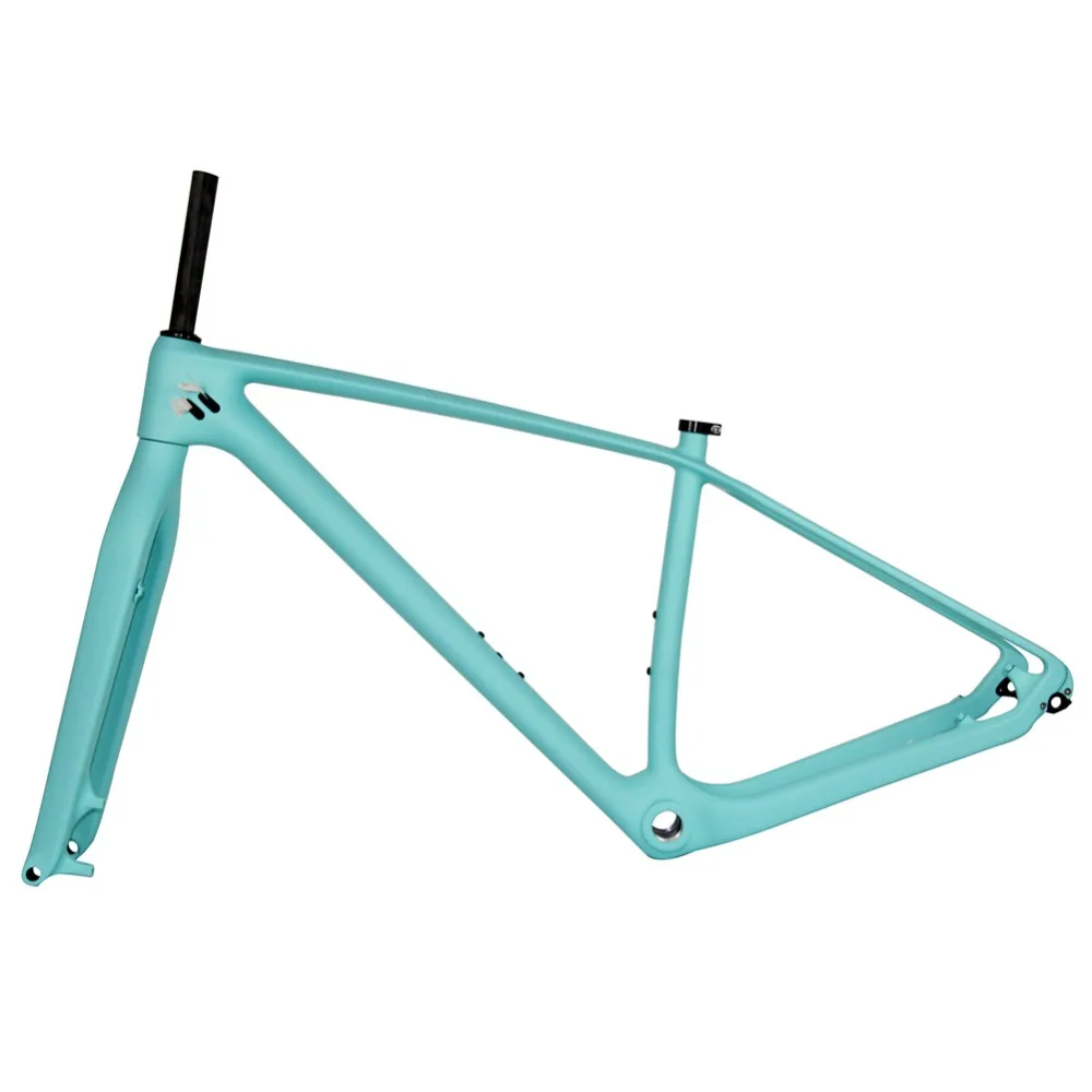 Spcycle 27,5 er 29er T1000 полный карбоновый MTB Набор для велосипеда 29er карбоновая рама для горного велосипеда и жесткая вилка через ось BSA 73 мм