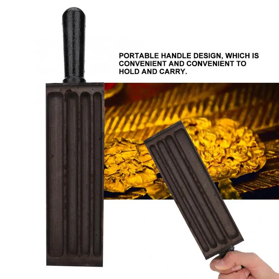 Форма для литья ювелирных изделий форма Прямоугольных Стальных слиток тигель