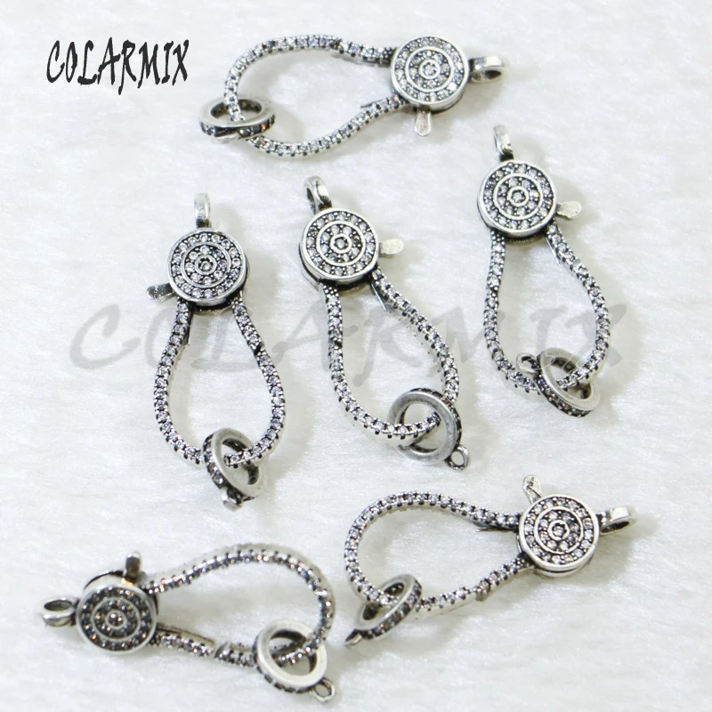 10 шт. Подвески с застежкой-карабином для ожерелья аксессуары Ретро Застежка