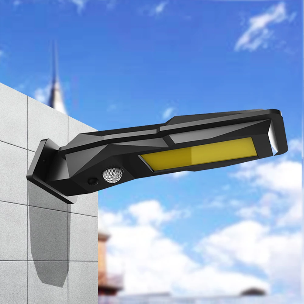 COB Светодиодный Солнечный уличный светильник прожектор отражатель инфракрасный