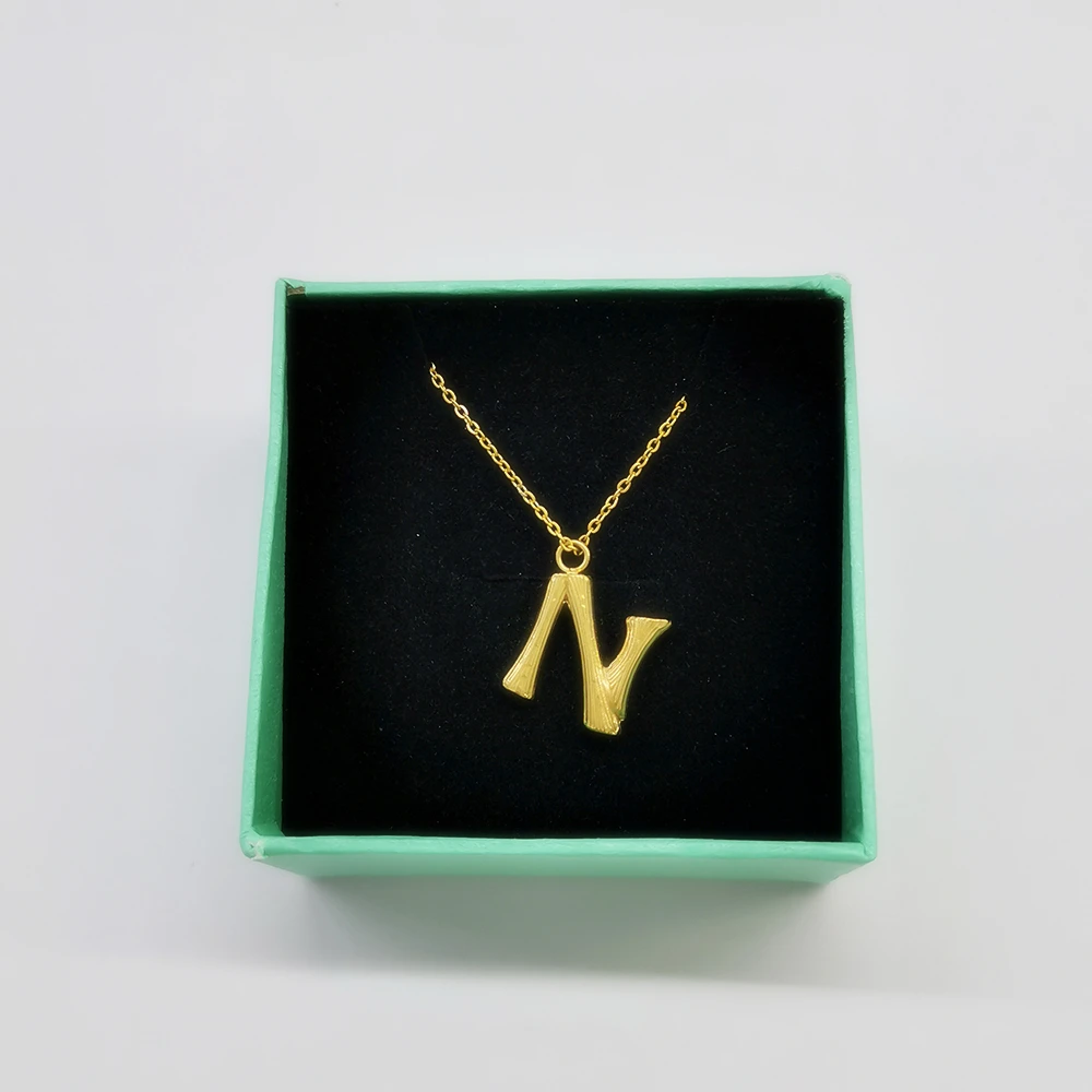 

Sweey Dropshipping Personalized Bamboo Style Letter Initial Necklace Fashion Letter Pendant Jewelry Hot-sale in Shopify