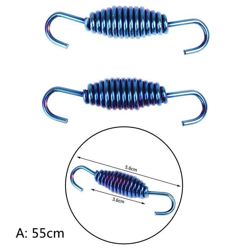 Горячая Распродажа 2 шт. универсальная выхлопная система мотоцикла пружины
