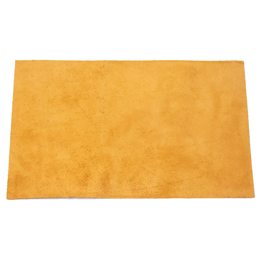 Первый слой дубления кожа DIY натуральная материал полное зерно воловья желтый